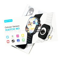 Jam Tangan Pintar B29 Square AMOLED 5G Kartu SIM Konektivitas Jaringan Lengkap Kamera Putar Penentuan Posisi GPS Sistem Android Asli Suara