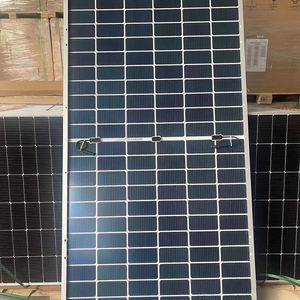 Panel Surya PV Modul 1000w 700 Watt Bingkai Hitam Kaca Ganda 182mm Topcon Half Cells Sistem Atap Tier 1 Panel Surya Mono - Product Image 5