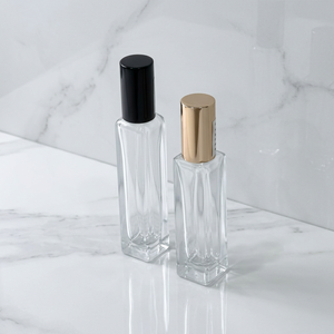 Flacon de parfum en verre 10 ml avec pompe, bouchon personnalisé unique et luxueux, flacon de parfum avec bouchon métallique et vaporisateur. - Product Image 2