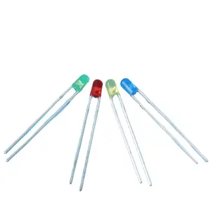 Diodo Zener de 2 pinos para emissor de LED, tipo redondo de 3 mm, 5 mm, 8 mm, 10 mm, tipo de diodo de sinal para 5V, volta máxima reversa, regulação de volta