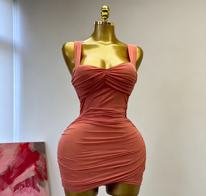 Abito lungo a sirena monocolore elegante con spalline sottili, senza maniche, scollato sulla schiena, con laccetti in vita e vestibilità aderente, a pronta consegna - Product Image 3