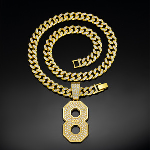 Collar cubano largo <span class=keywords><strong>de</strong></span> lujo <span class=keywords><strong>para</strong></span> <span class=keywords><strong>hombre</strong></span> <span class=keywords><strong>de</strong></span> estilo Europeo Americano <span class=keywords><strong>para</strong></span> <span class=keywords><strong>cadenas</strong></span> <span class=keywords><strong>de</strong></span> moda <span class=keywords><strong>de</strong></span> <span class=keywords><strong>Amazon</strong></span> Temu, <span class=keywords><strong>cadenas</strong></span> con tachuelas <span class=keywords><strong>de</strong></span> diamantes - Product Image 2