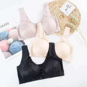 Dropshipping Plus Size Sexy Bralette Crop Top <strong>Underwear</strong> Push Front Hook Bra Women Front Closure Lace Seamless Underwire <strong>Waist</strong> - Product Image 5