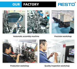 RESTO seri NRL 360 sambungan udara konektor pneumatik satu sentuhan sambungan udara cepat siku putar kecepatan tinggi - Product Image 5