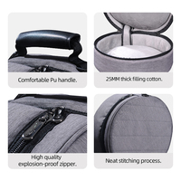 Sacs pour cymbales de batterie GB07-SD Custom Rainbow, rembourrage en éponge PE 20 mm, flanelle, double sangles réglables, nouveaux étuis pour instruments