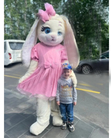 Costume gonflable d'ours pour couple, tenue de marionnette de dessin animé, accessoires de cosplay avec couvre-chef, ours personnalisé