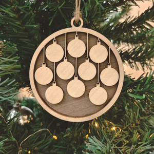 Nhà Máy Bán buôn Laser khắ<span class=keywords><strong>c</strong></span> tên tùy chỉnh tên thân thiện với môi gỗ <span class=keywords><strong>C</strong></span>ây giáng sinh trang trí <span class=keywords><strong>c</strong></span>á nhân thiết kế - Product Image 2