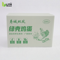 Cartons à œufs en polypropylène pliables et recyclables, respectueux de l'environnement - Boîtes à œufs en carton creux personnalisées pour œufs de poule