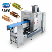 Ligne de production de bretzels Skywin, bâtonnets de biscuits croustillants fourrés à la crème riche, saveurs sucrées variées, collation pratique