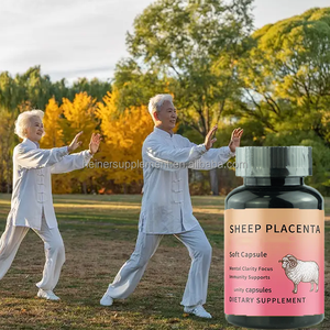 Cápsulas de Extracto de <span class=keywords><strong>Placenta</strong></span> de Oveja de Grado Cosmético Ausreson 1000mg, Suplemento Halal para el Cuidado de la Piel, Cápsulas de <span class=keywords><strong>Placenta</strong></span> de Oveja para la Belleza de la Piel - Product Image 2