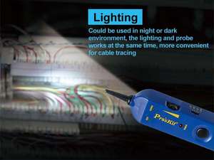 ชุดอุปกรณ์ตรวจสอบเสียงและสาย3PK-NT023N pro'skit สำหรับตรวจจับสาย<span class=keywords><strong>โทรศัพท์</strong></span>และทดสอบการตัดการเชื่อมต่อลัดวงจรในเอเชียและแอฟริกา - Product Image 4