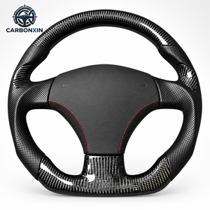 คาร์บอนไฟเบอร์สำหรับพวงมาลัยรถยนต์ vw Golf 4 Mk4 Bora <span class=keywords><strong>Jetta</strong></span> <span class=keywords><strong>GTI</strong></span> R36h Octavia <span class=keywords><strong>Mk1</strong></span> audi A3 TT ปี 2000 2001 2002 2003 2004 2005 2006 - Product Image 1