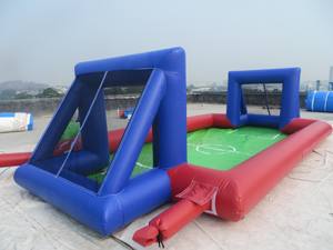 Ticari PVC şişme plaj futbol sahası 2 gol etkileyici sabun futbol sahası satılık 3 yıl garanti - Product Image 2