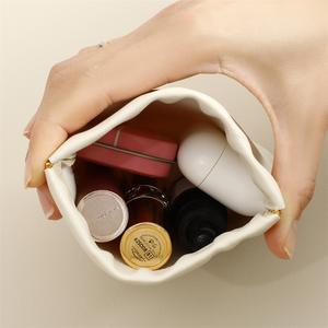 Pochette PUPPYSEW 12*12 cm en Cuir <span class=keywords><strong>PU</strong></span> à Fermeture Automatique par Pince, Trousse à Cosmétiques et Rouge à Lèvres, Sac d'Emballage de Maquillage, Pochette à Bijoux avec Logo - Product Image 6