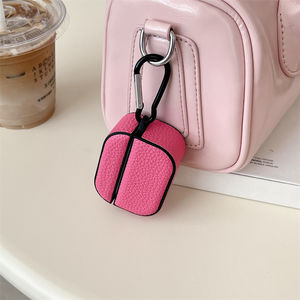 Étui Simple en Cuir PU à Motif Litchi pour Écouteurs sans Fil Apple Airpods 3 <span class=keywords><strong>Pro</strong></span> 2, <span class=keywords><strong>Coque</strong></span> de Boîtier de Charge pour Airpods 4 - Product Image 3