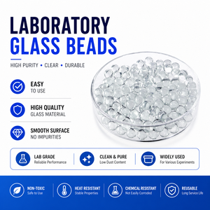 Perlas de Vidrio Antiescaldantes CIDA Lab de 2-5mm para Disrupción Celular, Recubrimiento de Líquidos Bacterianos y Experimentos de Laboratorio - Product Image 1
