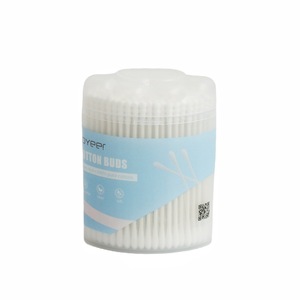 Coton-tiges <span class=keywords><strong>pour</strong></span> bébé Cat-Paw Box Fine - Stem, <span class=keywords><strong>pour</strong></span> le nettoyage des <span class=keywords><strong>oreilles</strong></span> et du nez des nouveau-nés, emballage en boîte - Product Image 5