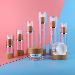 Tre <span class=keywords><strong>Pro</strong></span>-Môi Trường Không Có Không Khí Acrylic Lotion Chai Và Kem Mắt Jar Cho Chăm Sóc Da Bao Bì Mỹ Phẩm - Product Image 2