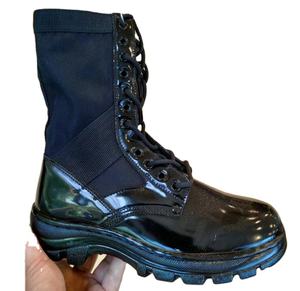 Bottes en cuir de vachette lisse et brillant de haute qualité, personnalisées DFS19 pour hommes, taille Good Year - Product Image 1