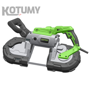 Mesin gergaji pita Horizontal baja tahan karat, elektrik multi-fungsi untuk penggunaan rumah efisien logam & pemotong kayu pekerjaan kayu - Product Image 3