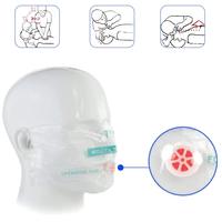 Masque porte-clés bouche à bouche RCR de premiers soins le plus Offre Spéciale prix d'usine d'origine