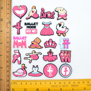 Eleganti Charm per Scarpe da Ballerina con Gonna Tutu e Spille a Punta, Decorazioni Personalizzate per Accessori Clog - Product Image 3