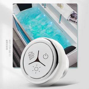 现代空气按钮开关气动多用途不锈钢家用按钮安装按摩浴缸垃圾 - Product Image 5