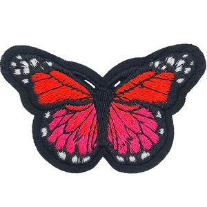 Patchs brodés en sergé écologiques en gros, motif papillon, à thermocoller, avec logo personnalisé, lettres et appliques en chenille - Product Image 3