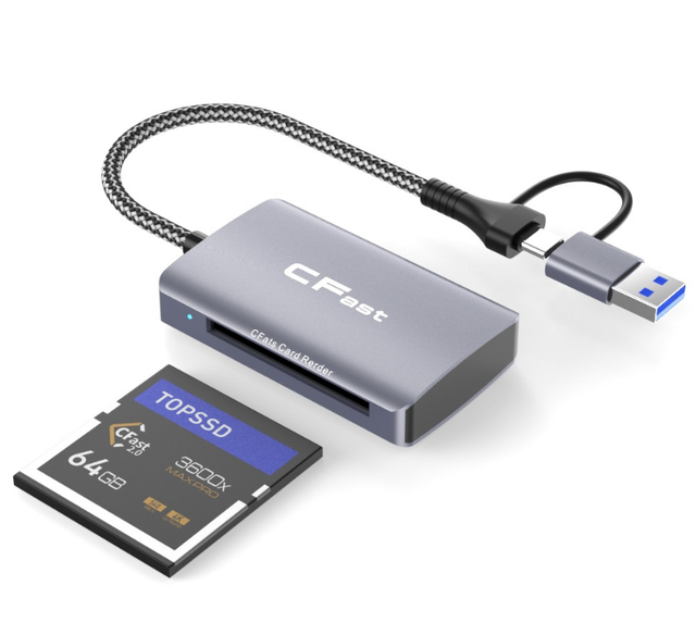 Factory Professional Direct Supply External CFexpress Card Reader USB C SD TF All in One Reader