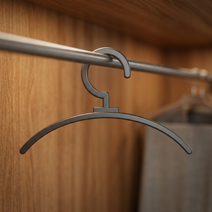 Minimalist Metal Clothing Hanger Cast <b>Iron</b> Rust Resistant Wall Mounted Hook Type Modern Wardrobe Organizer Powder Coated Design - Product Image 2