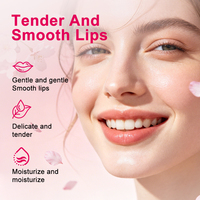 Soin des lèvres hydratant et non gras OEM Organic Moist Peeling, longue durée, réduit les ridules, répare les lèvres, traitement intense en gel