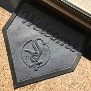Custom Sports Team Baseball Home Plate Doormats - Product Image 6