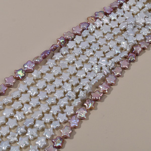 Collar y Pendientes de Perlas Pentagrama Completas de Estilo Barroco, Accesorios de Bricolaje, Perlas Sueltas Naturales de Agua Dulce - Product Image 2