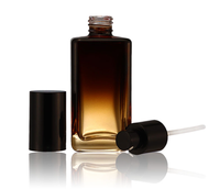 En stock, flacon en verre de luxe carré mat de 30 ml, 50 ml, 100 ml, vaporisateur, pompe, flacon de crème, pot de crème, emballage cosmétique