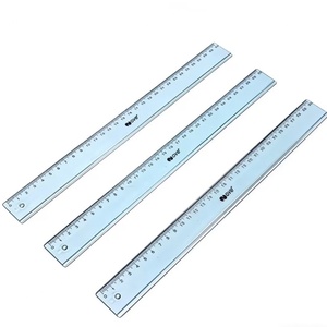 Regla de Dibujo Recta Transparente Simple de Plástico para Estudiantes, Material Escolar y de Oficina a Buen Precio y en Oferta - Product Image 1