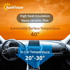 Película de protección de vidrio <span class=keywords><strong>para</strong></span> ventana de coche, lámina de seguridad solar de cerámica americana, 1,52x30M - Product Image 6