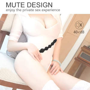 Pemijat Plug Anal elektrik kualitas tinggi ukuran Mini 9 mode getaran 1.5 jam pengisi daya favorit getaran kuat untuk pria - Product Image 3