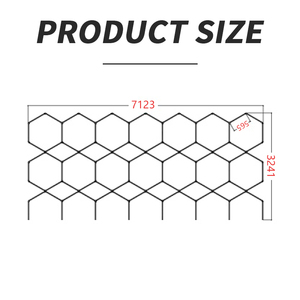 Venta al por mayor de luces LED hexagonales para <span class=keywords><strong>taller</strong></span> de reparación de belleza de coche - Product Image 3
