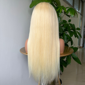 Productos de Venta caliente Peluca de pelo liso <span class=keywords><strong>Rubio</strong></span> <span class=keywords><strong>tonto</strong></span> 613 13x6 13x4 HD Pelucas de cabello humano frontal de encaje - Product Image 1