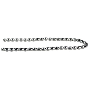 FRRK Tapón Uretral Metálico con Cadena de Gránulos de Arroz, Estimulador de Masaje de Próstata, Juguete Sexual para Hombres, Masturbación Uretral, Ojo de Caballo - Product Image 6