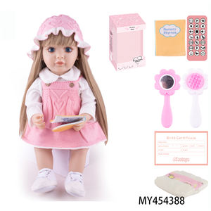 <span class=keywords><strong>Muñeca</strong></span> Bebé Eléctrica de Silicona Realista, Juguete Reborn <span class=keywords><strong>para</strong></span> Niña, <span class=keywords><strong>Muñeca</strong></span> de Moda <span class=keywords><strong>con</strong></span> Libro de Tela, Control Remoto, Peine y Pañal - Product Image 6