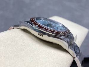 Reloj Cronógrafo de Lujo ETA 20mm con Correa Resistente al Agua de 40mm, CFactory V2, Acero 904L, Movimiento 4131, 1265-06, Color Azul Hielo - Product Image 3