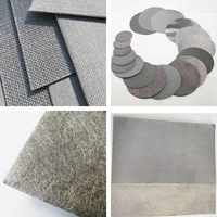 Filter Disc Kawat Sinter Baja Tahan Karat Bulat Multilayer untuk Filtrasi Polimer Ekstruder Plastik