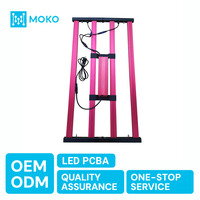Service de fabrication de circuits imprimés LED personnalisés de haute précision pour une barre de culture LED durable de 450 W pour système hydroponique