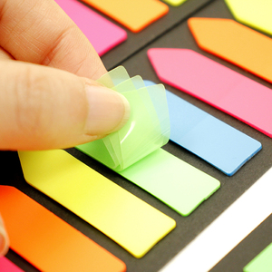 Trang đánh dấu tự dính nhãn cờ có thể ghi mũi tên Cờ Lưu ý Tab ghi chú dán chỉ mục Tab - Product Image 3