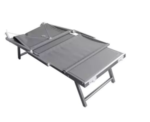Vente en gros <span class=keywords><strong>Lit</strong></span> gigogne simple <span class=keywords><strong>avec</strong></span> <span class=keywords><strong>auvent</strong></span> <span class=keywords><strong>Lit</strong></span> extérieur pliant confortable en tube d'aluminium pour <span class=keywords><strong>jardin</strong></span> ou patio <span class=keywords><strong>Lit</strong></span> <span class=keywords><strong>de</strong></span> plage Teslin - Product Image 5