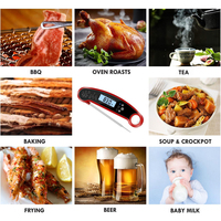 Thermomètres de cuisine étanches pour barbecue, thermomètre alimentaire sans fil pour grillades, four, lecture instantanée, thermomètre numérique pour viande