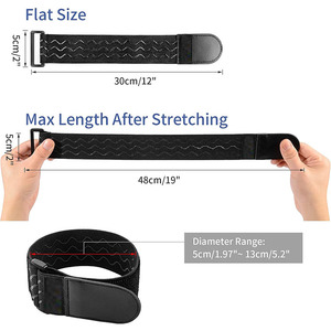 Çevre dostu elastik yeniden kullanılabilir naylon kablo bağları ayarlanabilir kanca döngü kayışı kendinden yapışkanlı kaymaz isıya dayanıklı pil - Product Image 2