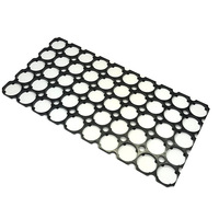 Soporte de batería doble 32650/32700, dimensión de orificio de 32,4mm, espaciador de celda de litio fijo DIY para batería de electrónica de consumo