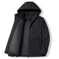 Veste coupe-vent softshell classique à capuche pour homme, résistance au vent supérieure, tissu à séchage rapide pour la marche en plein air, le camping